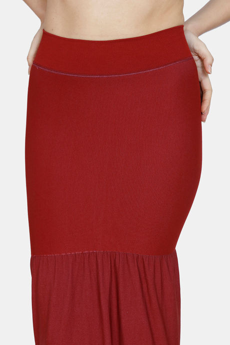 Zivame All Day Flared Mermaid Reversible Saree Shapewear - Brown and Rose — image 11
